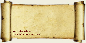 Angelina Čorbić vizit kartica